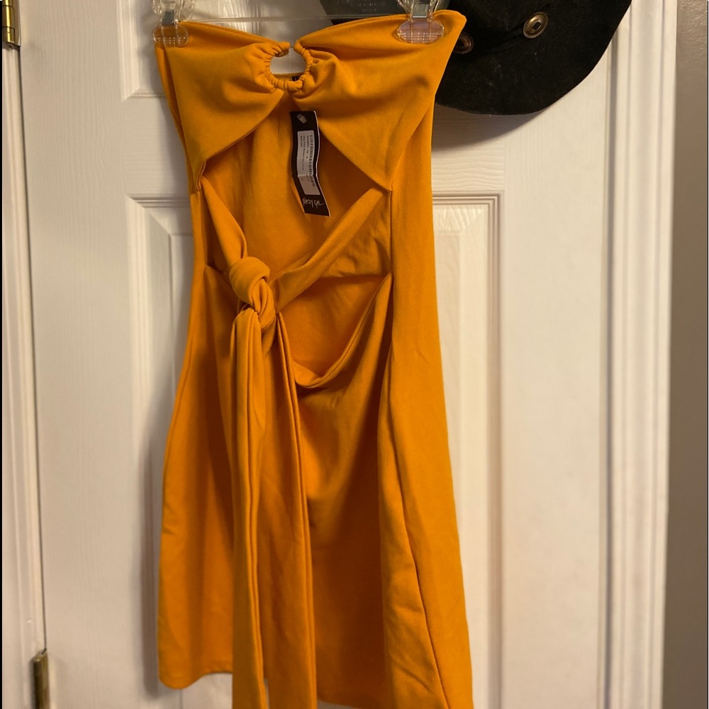 nasty gal cutout ring detail dress